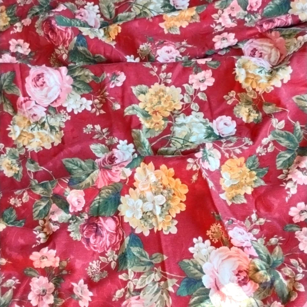 🌺🌼 Summer DUVET QUEEN PEONIES & HYDRANGEAS PLAID EPLC